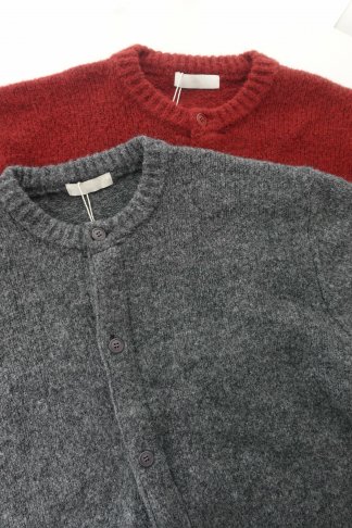 〔男裝〕羊駝毛圓領外套