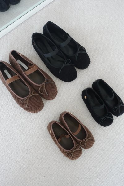 芭蕾蝴蝶結平底鞋(母女鞋)