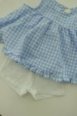 鬆餅格紋blouse